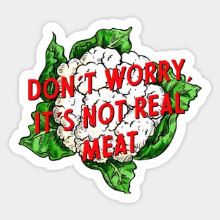 Real Meat Sticker